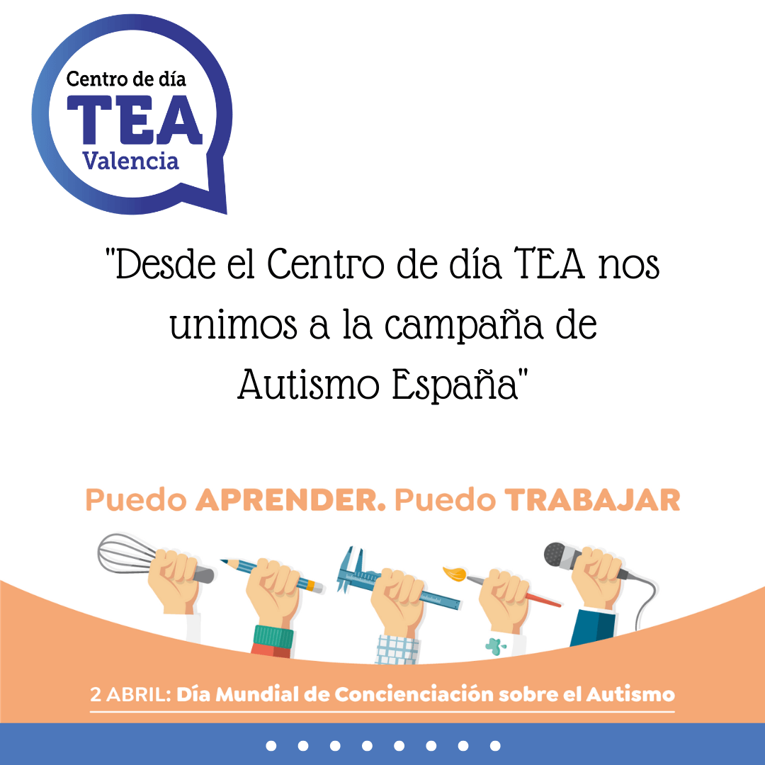El Centro de día TEA nos unimos a la campaña de Autismo España